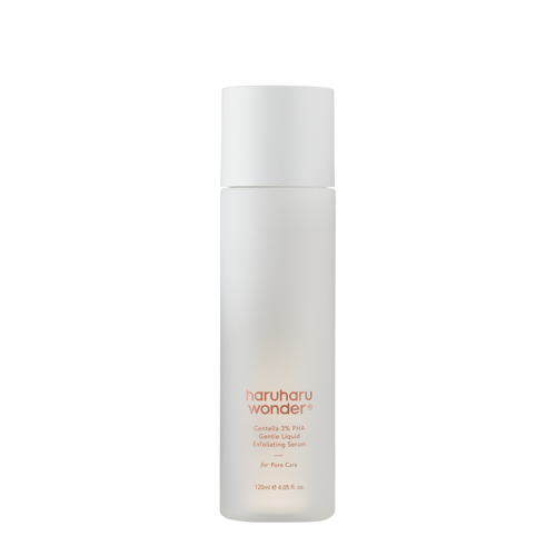 Haruharu Wonder - Centella 3% PHA Gentle Liquid Exfoliating Serum - Maigi Nolobošs Serums ar Āzijas Centellu - 120ml
