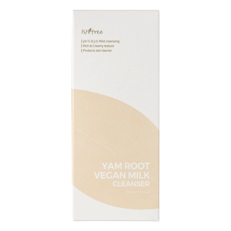 Isntree - Yam Root Vegan Milk Cleanser - Nomierinošs Sejas Attīrošs Pieniņš - 220ml