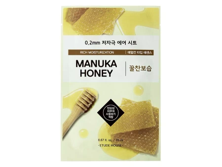 Etude House - 0.2mm Therapy Air Mask - Manuka Honey - Auduma Maska ar Manuka Medus Ekstraktu - 20ml