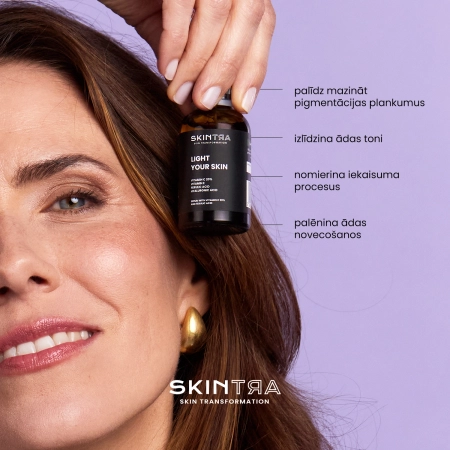 SkinTra - Light Your Skin - Serums ar 20% C Vitamīnu un Ferulskābi - 30ml