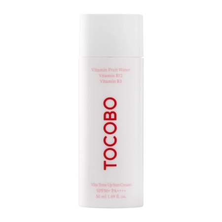 Tocobo - Vita Tone Up Sun Cream SPF50+ PA++++ - Tonējošs Sauleskrēms - 50ml