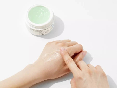 COSRX - Hydrium Green Tea Aqua Soothing Gel Cream - Nomierinošs krēms ar zaļās tējas ekstraktu - 50ml