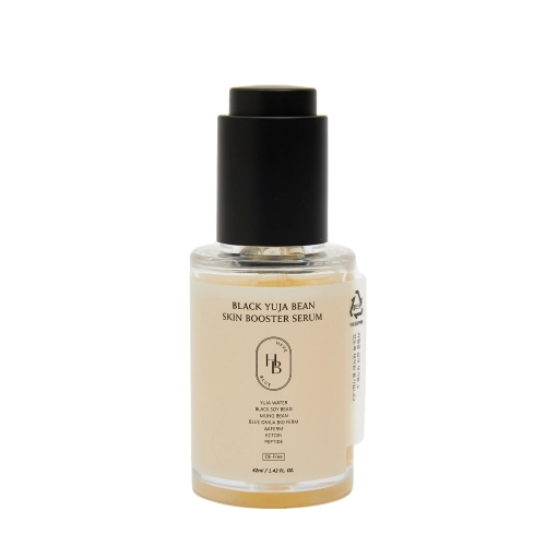 HEVEBLUE - Black Yuja Bean Skin Booster Serum - Mitrinošs un Reģenerējošs Serums Sejai - 42ml