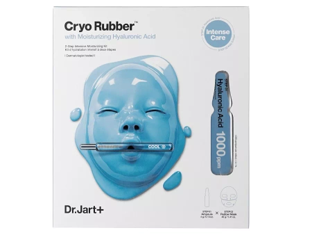 Dr.Jart+ - Cryo Rubber with Moisturizing Hyaluronic Acid - Intensīvi Mitrinoša Divpakāpju Maska - 40g