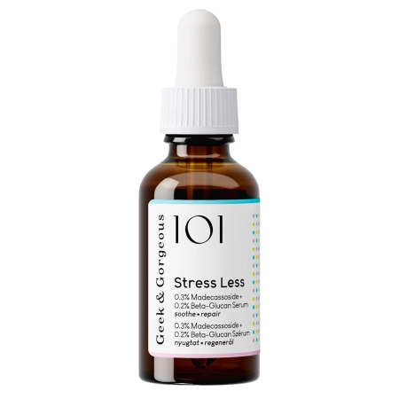 Geek & Gorgeous - Stress Less Beta Glukan + Madecassoside - 0.5% - Gēlveida Serums ar Beta-Glikānu un Madekasosīdu - 30ml