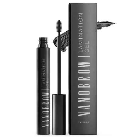 Nanolash - Nanobrow Lamination Gel - Uzacu Želeja - Black - 7ml