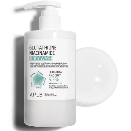 APLB - Glutathione Niacinamide Body Wash - Ķermeņa Mazgāšanas Želeja ar Glutationu un Niacinamīdu - 300ml