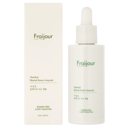 Fraijour - Heartleaf Blemish Renew Ampoule - Ampula Jutīgai un Problēmiskai Ādai ar Houtūnijas Ekstraktu - 50ml