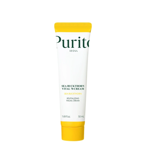 Purito Seoul - Sea Buckthorn Vital 70 Cream - Atjaunojošs Želejveida Krēms - 50ml