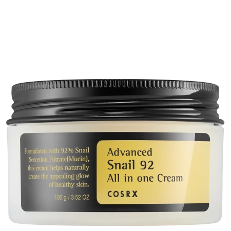 COSRX - Advanced Snail 92 All In One Krēms - Daudzfunkcionāls Krēms ar Gliemežu Gļotām - 100g