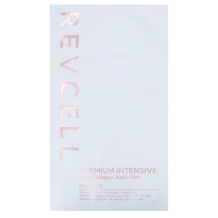 REVCELL - Premium Intensive Vita Collagen Activfilm Full Face - Izšķīstoša Kolagēna Maska - 1gab/3,603g