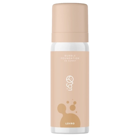 LOVRO - Bubble Foundation - Tonālais Krēms ar Gaisīgu Izgaismojošu Formulu - 04 Sunny - 50ml