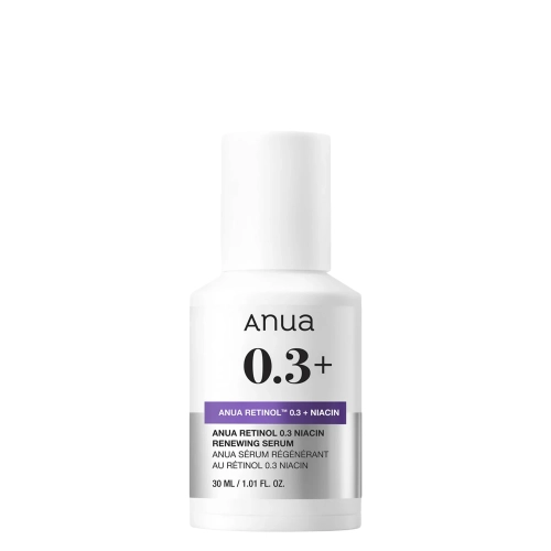 Anua - Nano Retinol 0,3% + Niacin Renewing Serum - Nogludinošs un Izgaismojošs Serums ar Retinolu - 30ml