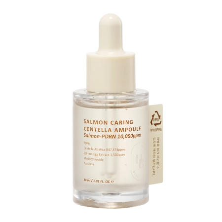 HEVEBLUE - Salmon Caring Centella Ampoule - Reģenerējoša Ampula Sejai - 30ml