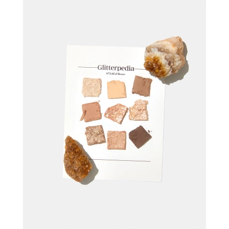 Unleashia - Glitterpedia Eye Palette - Vegāniska Acu Ēnu Palete - 2 All Of Brown - 6,6g