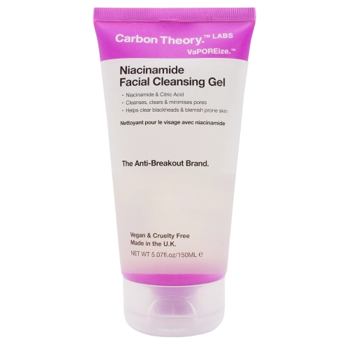 Carbon Theory - VaPOREize Niacinamide Facial Cleansing Gel - Attīroša Sejas Želeja ar Niacinamīdu - 150ml