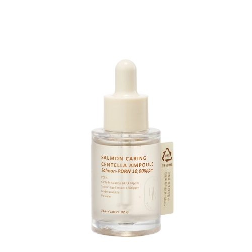 HEVEBLUE - Salmon Caring Centella Ampoule - Reģenerējoša Ampula Sejai - 30ml