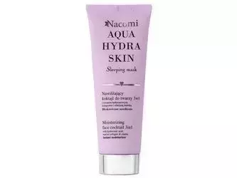 Nacomi - Aqua Hydra Skin - Sleeping Mask - Tūlītēja Mitrināšana - 3-in-1 Mitrinošs Sejas Kokteilis - 85ml