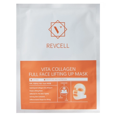 REVCELL - Vita Collagen Full Face Lifting Up Mask - Liftinga Auduma Maska - 1gab/19g
