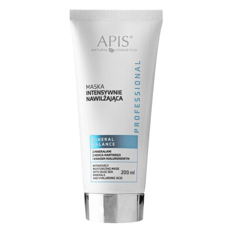 Apis - Professional - Mineral Balance - Intensively Moisturizing Mask - Intensīvi Mitrinoša Maska ar Nāves Jūras Minerāliem un Hialuronskābi - 200ml