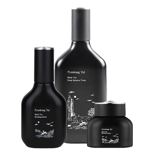 Pyunkang Yul - Black Tea Line Gift Set - Nostiprinošs Komplekts - 130ml+45ml+60ml