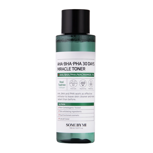Some By Mi - AHA BHA PHA 30 Days Miracle Toner - Attīrošs Toniks ar AHA BHA PHA Skābēm - 150ml