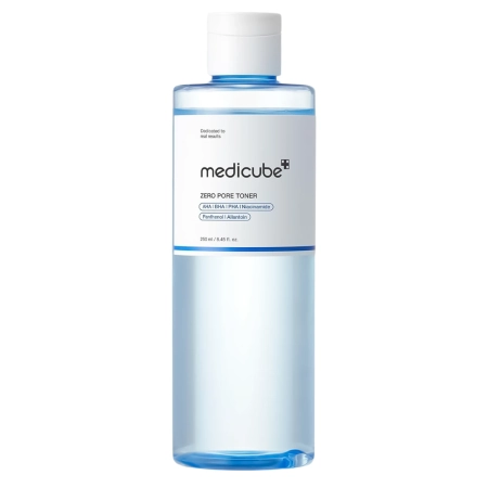 Medicube - Zero Pore Toner - Nolobošs Sejas Toniks ar Skābēm - 250ml