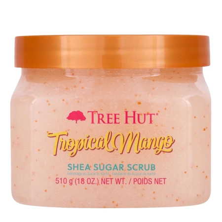 Tree Hut - Shea Sugar Scrub Tropical Mango - Cukura Skrubis Ķermenim Mango - 510g