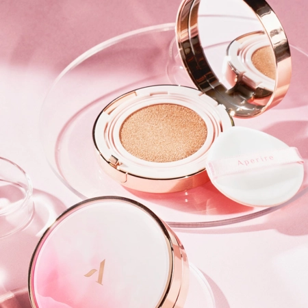 Aperire - Day Dream Cover Cushion SPF50+/PA++++ - 02 Warm Vanilla - Sedzošs Tonālais Līdzeklis Cushion - 13 g