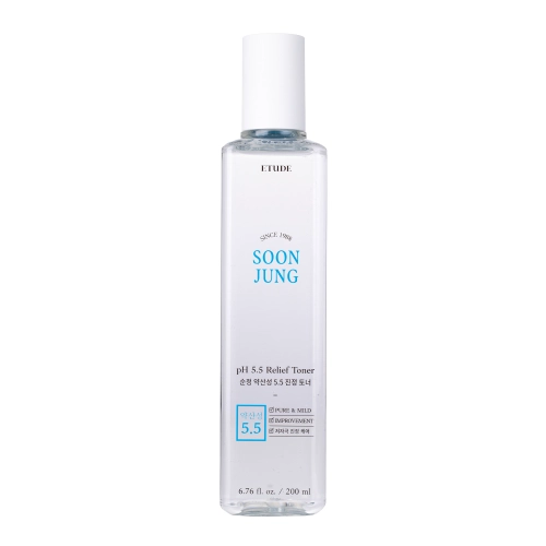 Etude House - SoonJung PH 5.5 Relief Toner - Nomierinošs Toniks - 200ml