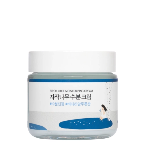 Round Lab - Birch Juice Moisturizing Cream - Mitrinošs Krēms ar Bērzu Sulu - 80ml