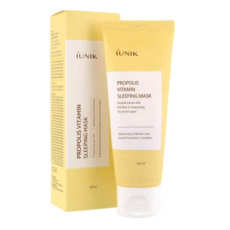 iUNIK - Propolis Vitamin Sleeping Mask - Mitrinoša nakts maska ar propolisu - 60ml