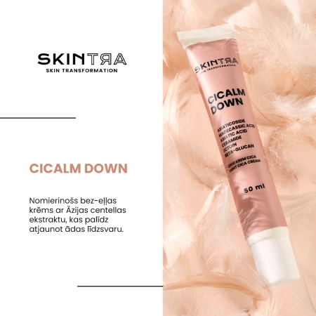 SkinTra - Cicalm Down - Viegls Cica Krēms - 50ml
