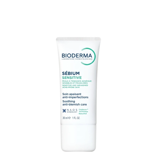 Bioderma - Sebium Sensitive - Nomierinošs Krēms Ādai ar Akni - 30ml