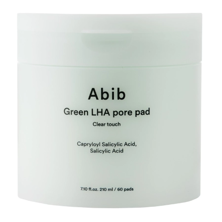 Abib - Green LHA Pore Pad Clear Touch - Attīrošas Sejas Plāksnītes - 210ml/60gab.