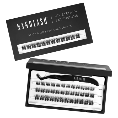 Nanolash - Stick & Go Pre-Glued Lashes - Pašlīmējoši Skropstu Pušķīši - Heartbreaker - 1 iepak.