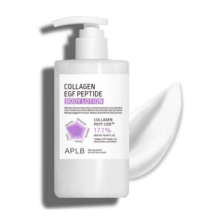 APLB - Collagen EGF Peptide Body Lotion - Mitrinošs un Nostiprinošs Ķermeņa Losjons - 300ml