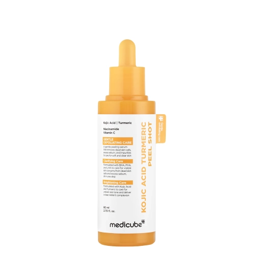 Medicube - Kojic Acid Turmeric Peel Shot - Izgaismojošs Serums Sejai - 80ml