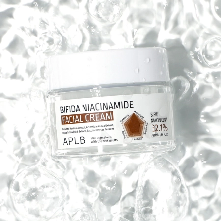 APLB - Bifida Niacinamide Facial Cream - Poras Savelkošs Krēms ar Niacinamīdu - 55ml