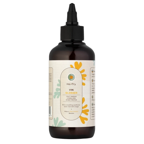 HairTry - Vin Glosser - Mirdzums - Mirdzumu Piešķirošs Matu Skalošanas Līdzeklis ar Etiķi - 200ml