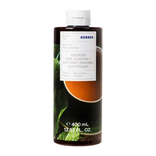 Korres - Mint Tea Renewing Body Cleanser - Ķermeņa Mazgāšanas Želeja - 400ml