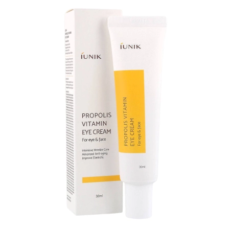 iUNIK - Propolis Vitamin Eye Cream - Pretgrumbu Krēms ādai zem Acīm ar Propolisu - 30ml