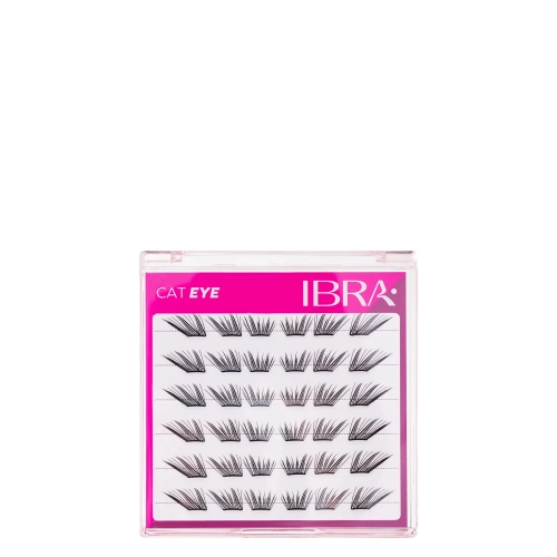Ibra Makeup - Pašlīmējoši Skropstu Pušķīši - Cat Eye - 3mm