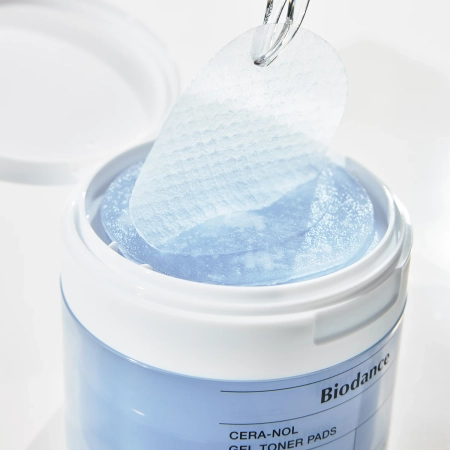 Biodance - Cera-nol Gel Toner Pads - Mitrinoši Želejveida Spilventiņi Sejai - 60gab