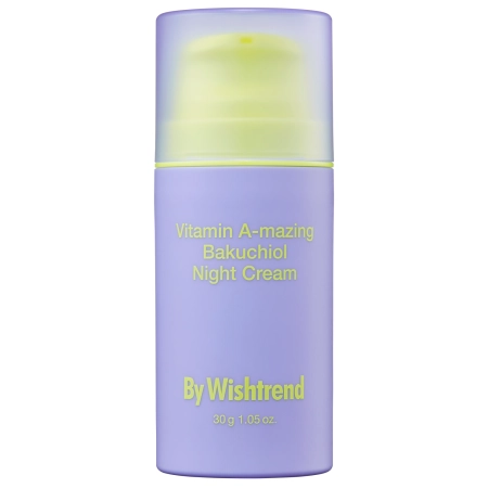 By Wishtrend - Vitamin A-mazing Bakuchiol Night Cream - Nakts Krēms Sejai ar A Vitamīnu un Bakučiolu - 30ml