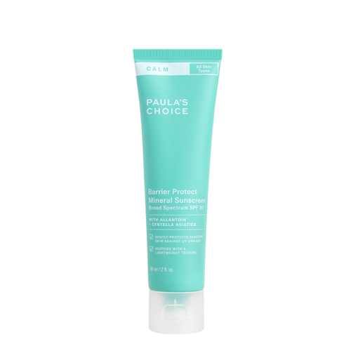 Paula's Choice - Calm Barrier Protect Mineral Sunscreen SPF 30 - Minerālais Saules Aizsargkrēms - 60ml