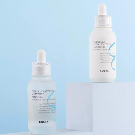 COSRX - Hydrium Triple Hyaluronic Ampoule - Mitrinoša hialuronskābes sejas ampula - 40ml