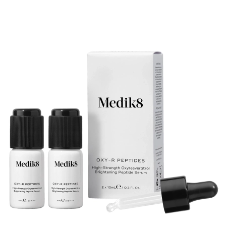 Medik8 - Oxy R - Peptides - Peptīdu Serums ar Oksiresveratrolu Pigmentācijas Mazināšanai - 2x10ml