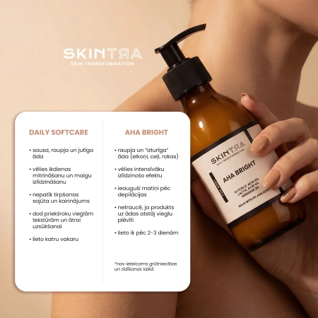 SkinTra - AHA Bright - Balzams ar AHA Skābēm 9% - 200ml