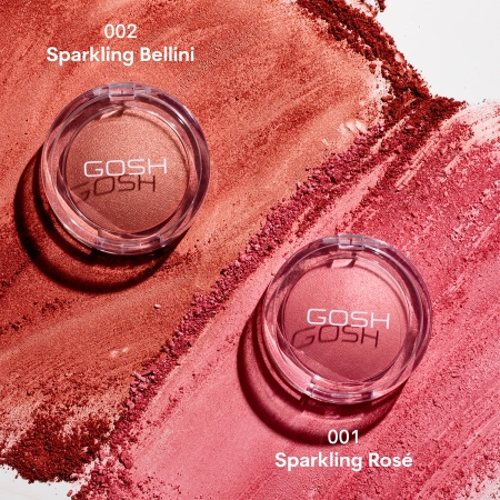 GOSH - Baked To Blush - Cepts Vaigu Sārtums - 001 Sparkling Rose - 3g